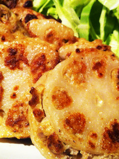 みそマヨれんこんはさみ焼き-レシピのメイン写真