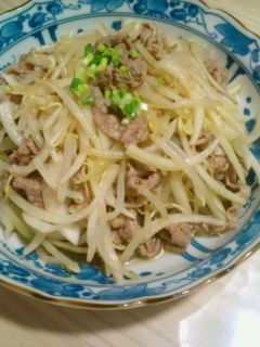 牛肉とモヤシと玉葱のポン酢和え-レシピのメイン写真