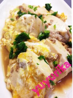 簡単!肉豆腐の卵とじ(≧∇≦)-レシピのメイン写真