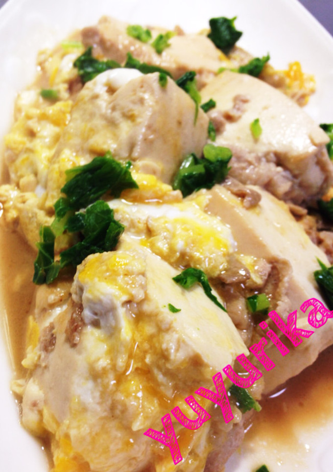 簡単！肉豆腐の卵とじ（≧∇≦）-レシピのメイン写真
