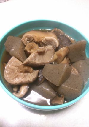 椎茸こんにゃくの煮物-レシピのメイン写真