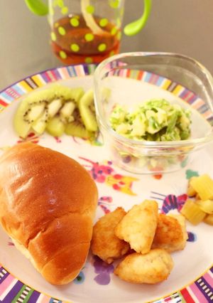 *離乳食完了期*豆腐と鶏ひき肉のナゲット-レシピのメイン写真