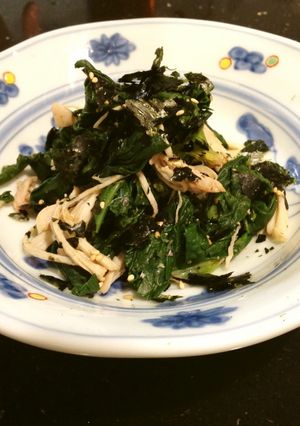 鶏肉とほうれん草のゴマぽん合え-レシピのメイン写真