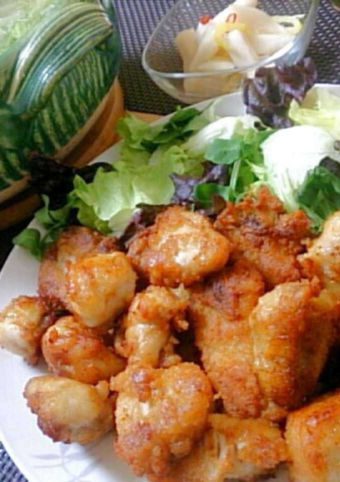フグの唐揚げ☆おろしポン酢+柚子♪-レシピのメイン写真