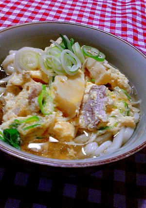 冷凍うどんde肉入りかき玉讃岐うどん♪-レシピのメイン写真