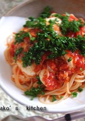 とろーり★モッツァレラとトマトのパスタ-レシピのメイン写真