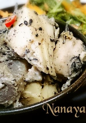 無塩料理☆里芋と筍とこんにゃくのごま煮-レシピのメイン写真