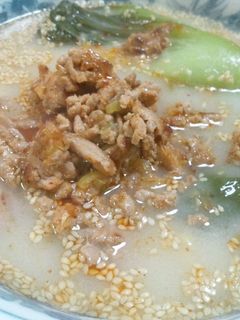 昆布・かつおだし濃厚白みそ担担麺-レシピのメイン写真