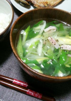 簡単ネギスープ-レシピのメイン写真