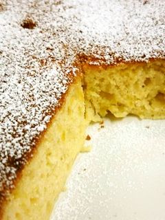 栗きんとんとHMの炊飯器リメイクケーキ-レシピのメイン写真