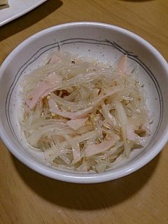 大根とハムと春雨のサラダ-レシピのメイン写真