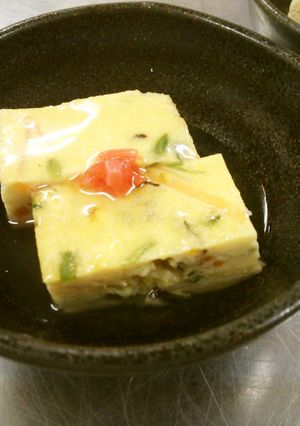 高齢者向け　千草焼きのあんかけ-レシピのメイン写真
