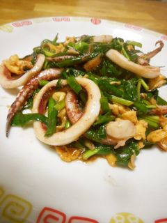 いかニラ玉炒め-レシピのメイン写真