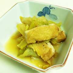 รูปของ 春キャベツと油揚げの＊簡単煮＊