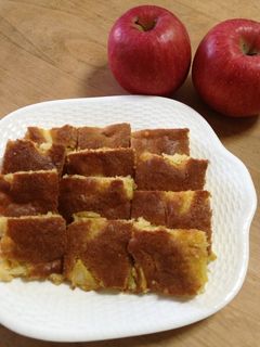 ホットケーキミックスでアップルケーキ♪-レシピのメイン写真