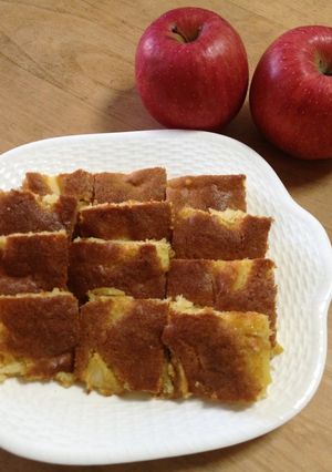 ホットケーキミックスでアップルケーキ♪-レシピのメイン写真