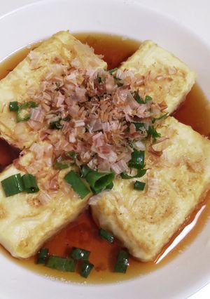 カリカリ満足♪揚げ出し豆腐＊豆腐ステーキ-レシピのメイン写真
