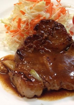 大阪八尾名物！八尾トンテキ旭ポン酢ソース-レシピのメイン写真