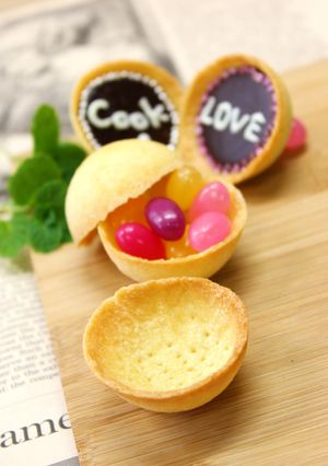 バレンタインにたこ焼き器で一口タルト♡-レシピのメイン写真