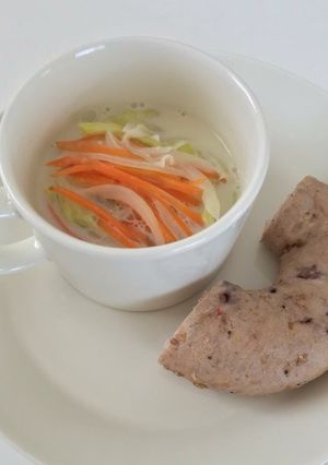 簡単 豆乳味噌スープ★マクロビ-レシピのメイン写真