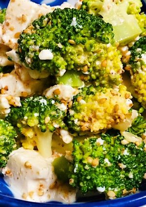 ごろっと豆腐とブロッコリーの胡麻サラダ-レシピのメイン写真