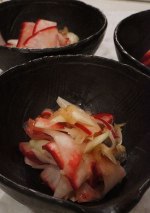 リンゴとカブウドの酢の物-レシピのメイン写真