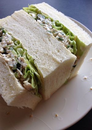 バジルチキンサンド-レシピのメイン写真