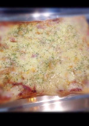 食パン薄くしただけでピザ!!-レシピのメイン写真