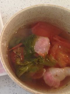 セロリとトマトのスープ-レシピのメイン写真