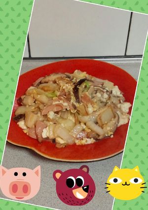 白菜のチャンプル-レシピのメイン写真