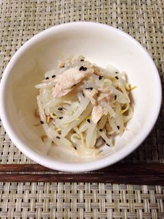 話題入り☆簡単もやしとツナのいい味ナムル-レシピのメイン写真