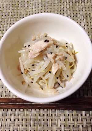 話題入り☆簡単もやしとツナのいい味ナムル-レシピのメイン写真