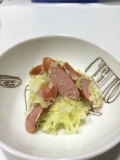 簡単☆キャベツとウィンナーの炒め物-レシピのメイン写真