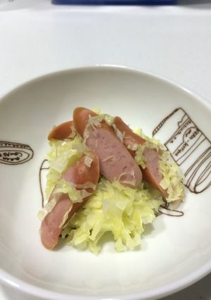簡単☆キャベツとウィンナーの炒め物-レシピのメイン写真