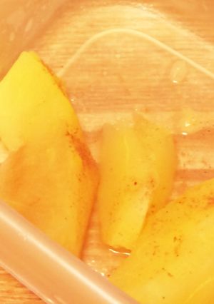 簡単チンするだけ☆ホットりんご！離乳食可-レシピのメイン写真