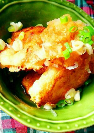 豆腐でかさまし♡大根おろしの揚げ餅-レシピのメイン写真