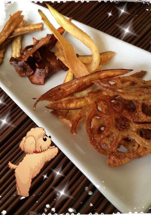 おやつに簡単野菜チップス-レシピのメイン写真