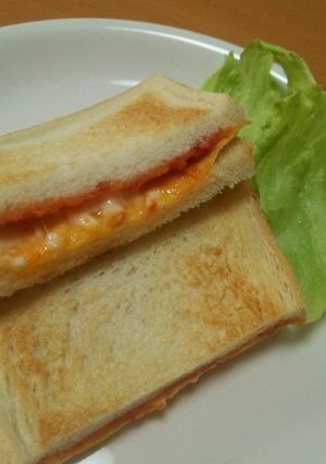 我が家のトロッ玉子サンドトースト-レシピのメイン写真