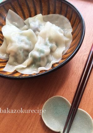 ニラと合挽の水餃子-レシピのメイン写真
