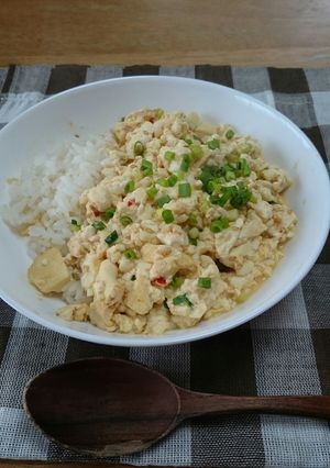 簡単ヘルシー豆腐丼-レシピのメイン写真