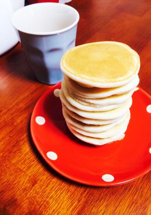 小麦・卵不使用！ふわふわ米粉パンケーキ♡-レシピのメイン写真