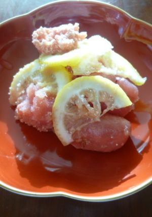 塩たらこのレモンマリネ-レシピのメイン写真
