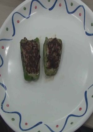 ピーマンの肉詰め-レシピのメイン写真