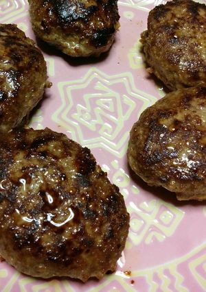 ソテードオニオンで時短ハンバーグ-レシピのメイン写真