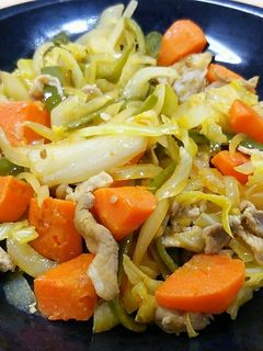 《大人数》豚肉と野菜のお酢炒め-レシピのメイン写真