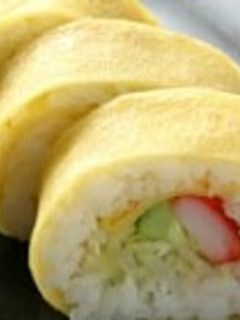 薄焼きたまごの巻き寿司-レシピのメイン写真