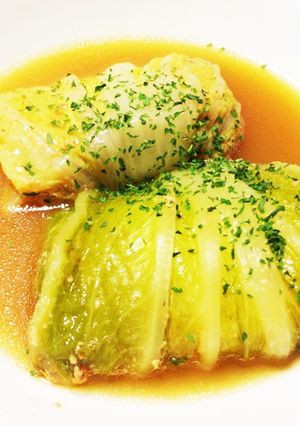 絶品スープ♡ロール白菜のトマトミルク煮込-レシピのメイン写真