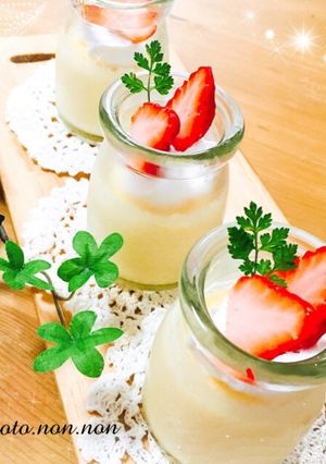 フライパンで10分簡単生クリームプリン-レシピのメイン写真