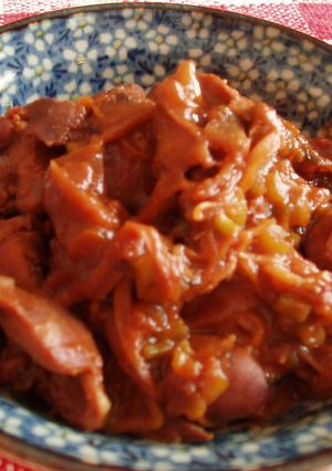 簡単☆栄養満点❤鶏レバーのこっくり味噌煮-レシピのメイン写真