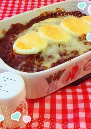お餅のデミソースグラタン！-レシピのメイン写真